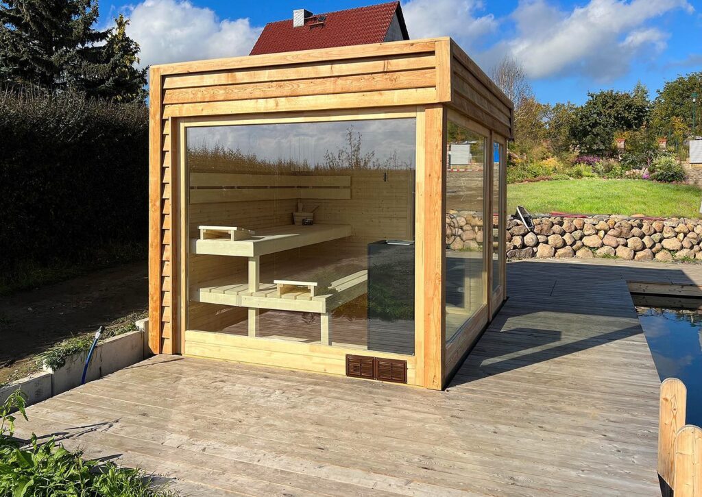 Small Outdoor Sauna